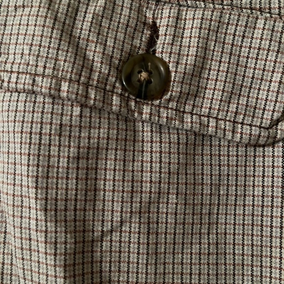 Club Room beige/brown striped cargo shorts 40 - Picture 5 of 5